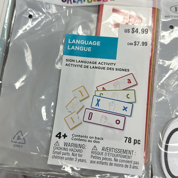24 names, 2 spelling, 2 sign language, 2 rainbow, 1 telling time and 24 certs - Picture 6 of 12